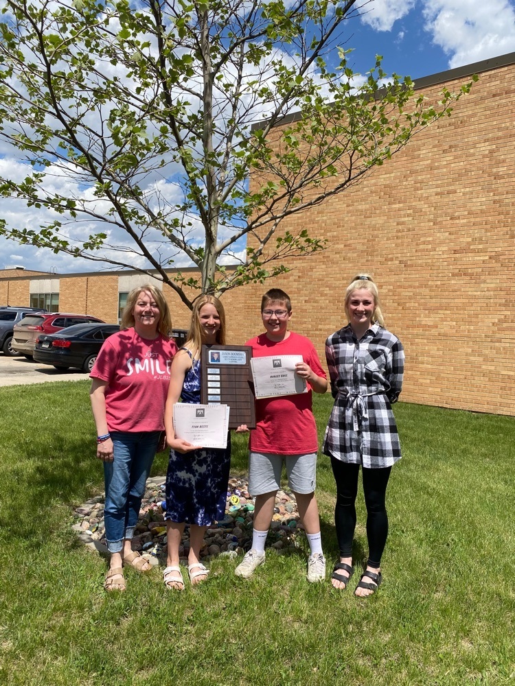 Jaxon Boomsma Award Winners!