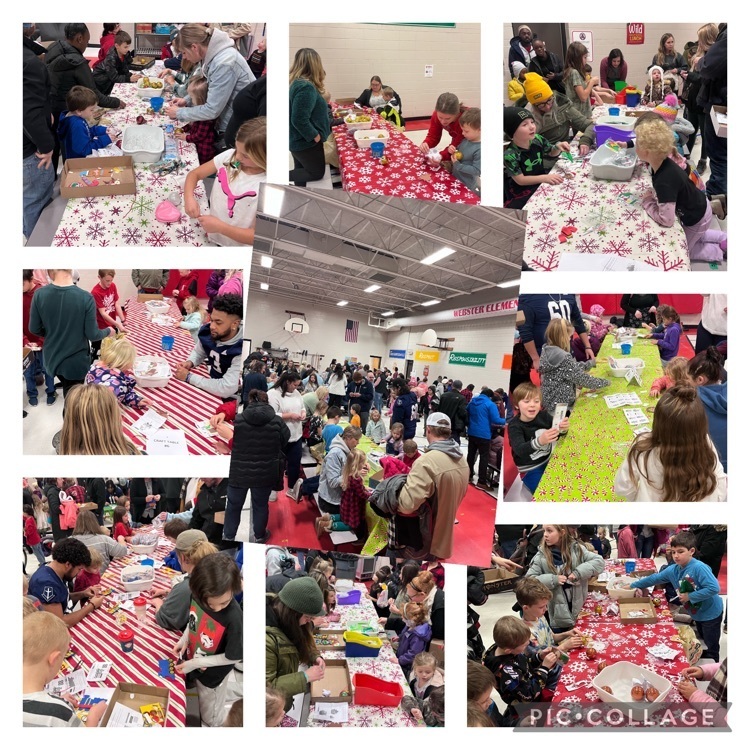 Webster had a great turnout for Santa’s Workshop! It was so much fun to make ornaments with friends and family! 