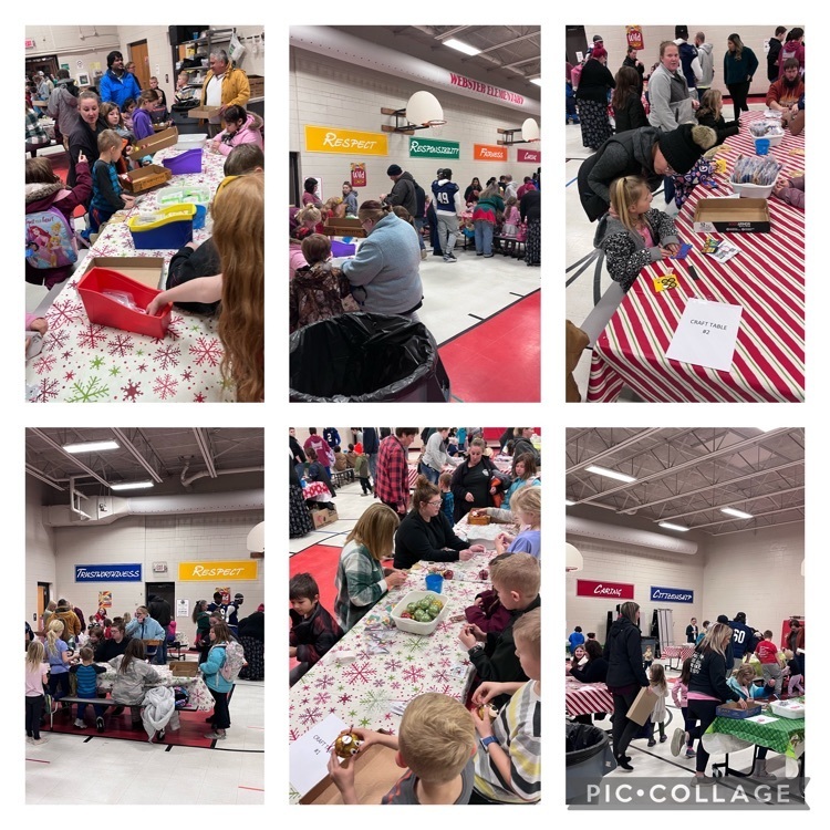 Webster had a great turnout for Santa’s Workshop! It was so much fun to make ornaments with friends and family! 