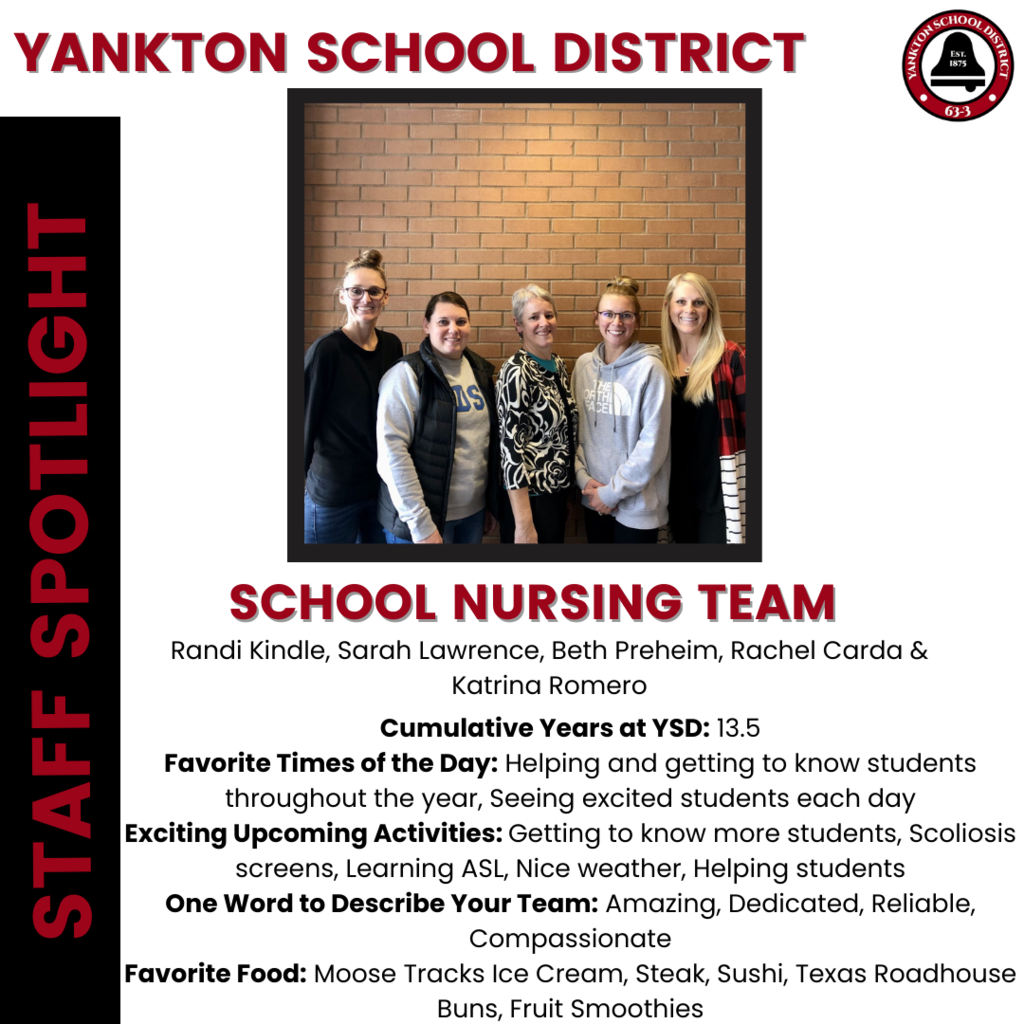 School Nurse Staff Spotlight