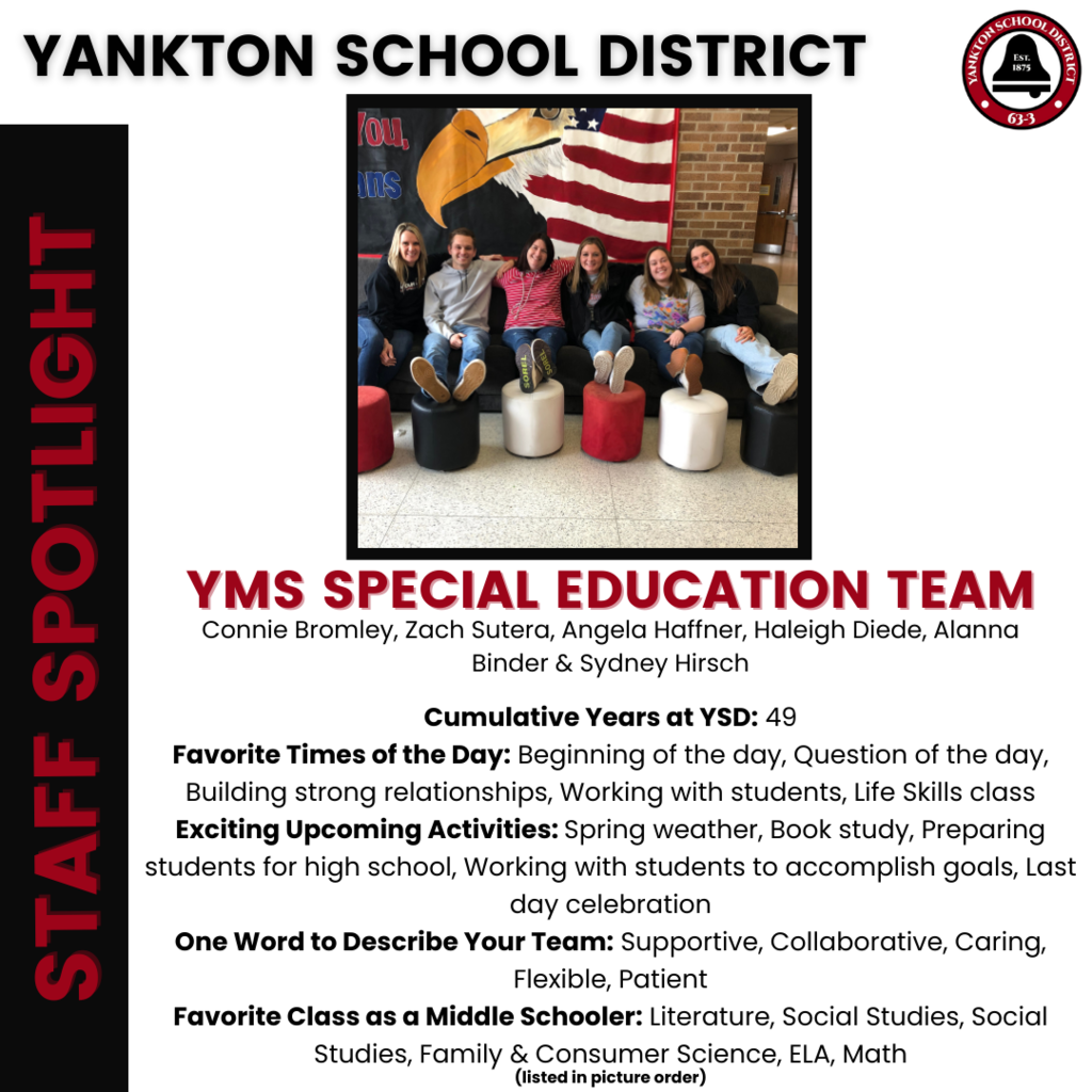 YMS SPED Staff Spotlight