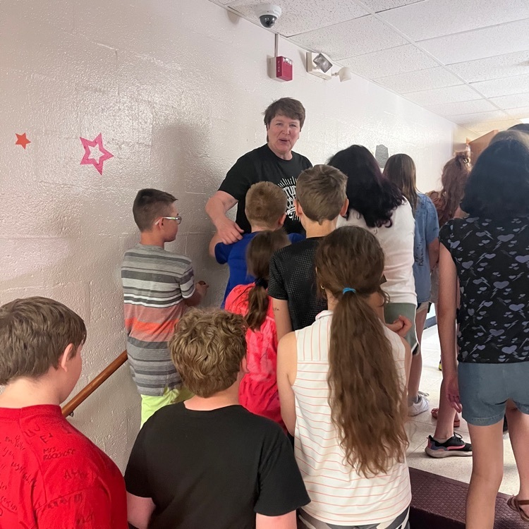 Saying goodbye to Mrs. Hale!