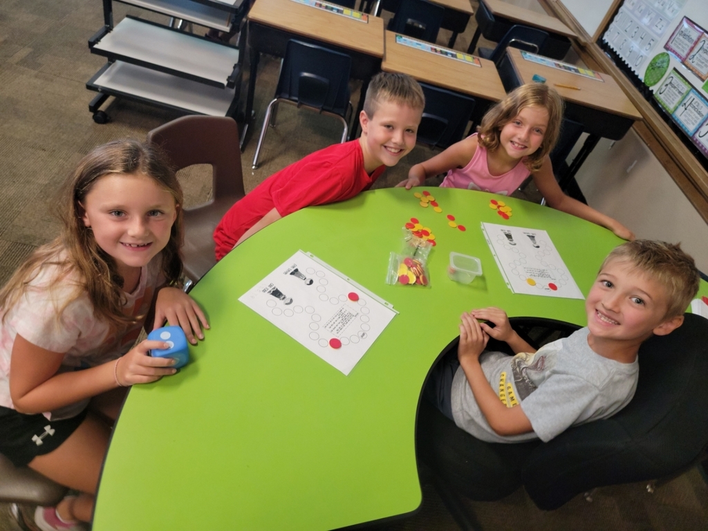 students playing a game