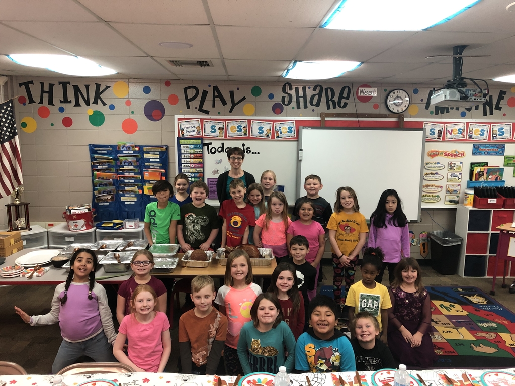Happy Belated Thanksgiving from Webster 2nd Grade!!