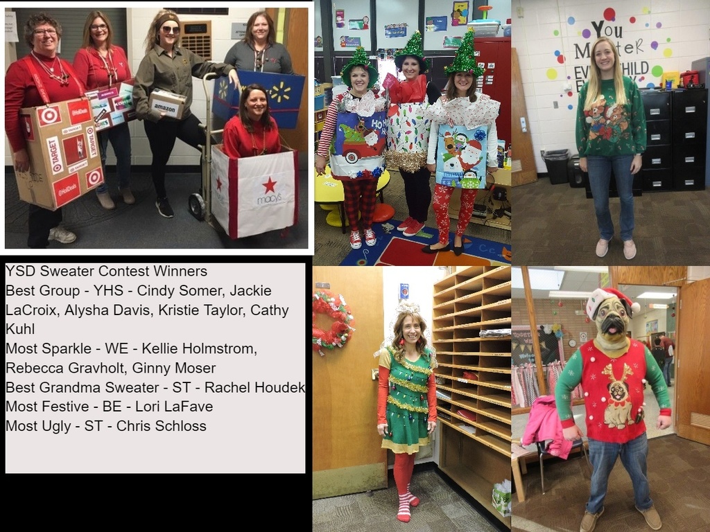 YSD Christmas Sweater Winners